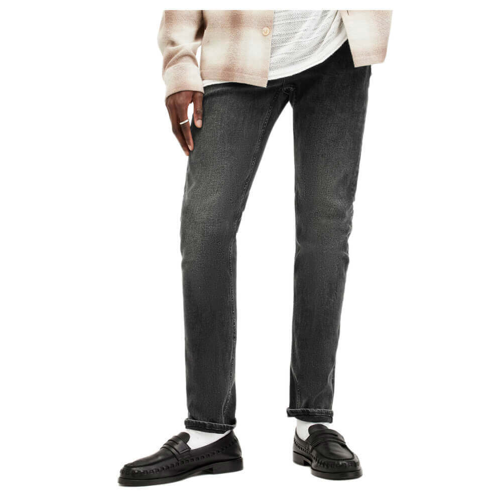 AllSaints Washed Black Cigarette Jeans